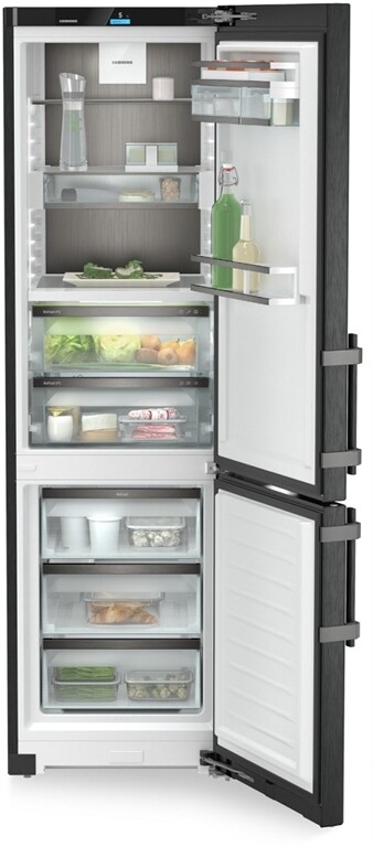 LIEBHERR Stand-Kühl-Gefrierkombination CBNbsa10 575i-1 (black steel) 3 Jahre Premiumshop Garantie