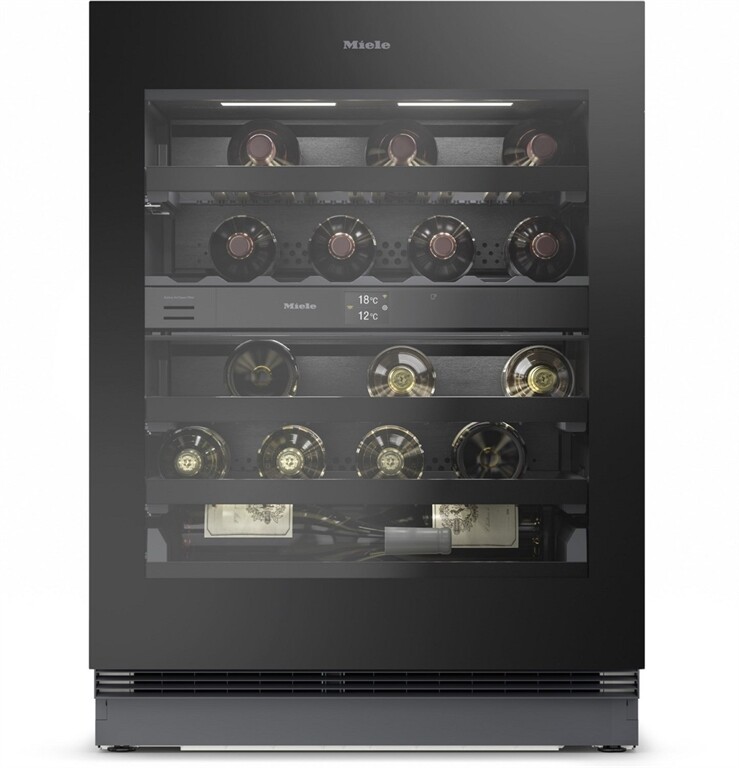 Miele Einbauweinschrank KWTUS 7096 E obsw (obsidianschwarz)