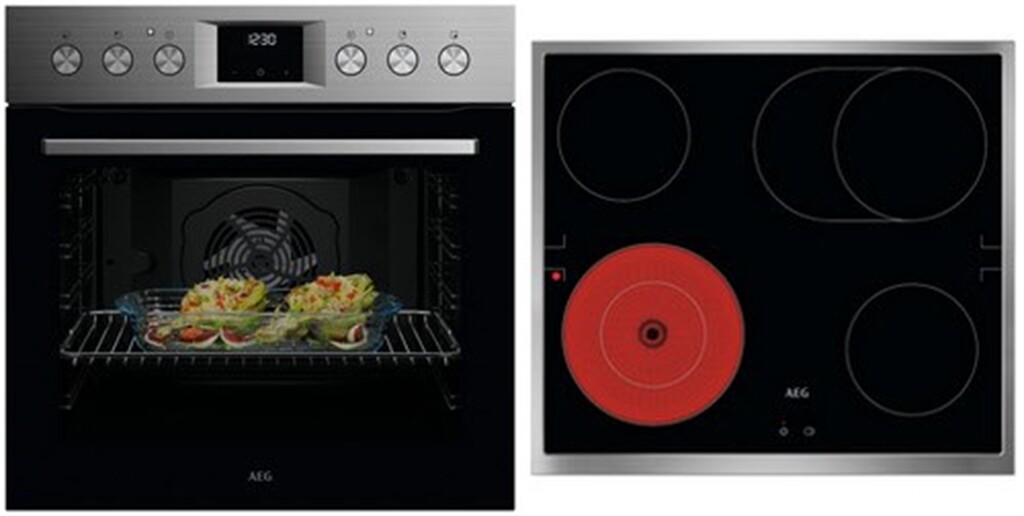 AEG Geräte-Set EURH52 (TA64RAS6XB + OU5AE20SM) (edelstahl/cleanste)