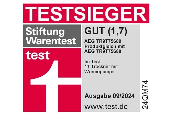 AEG Lavatherm TR9T75689