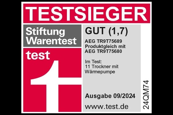 AEG Lavatherm TR9T75689