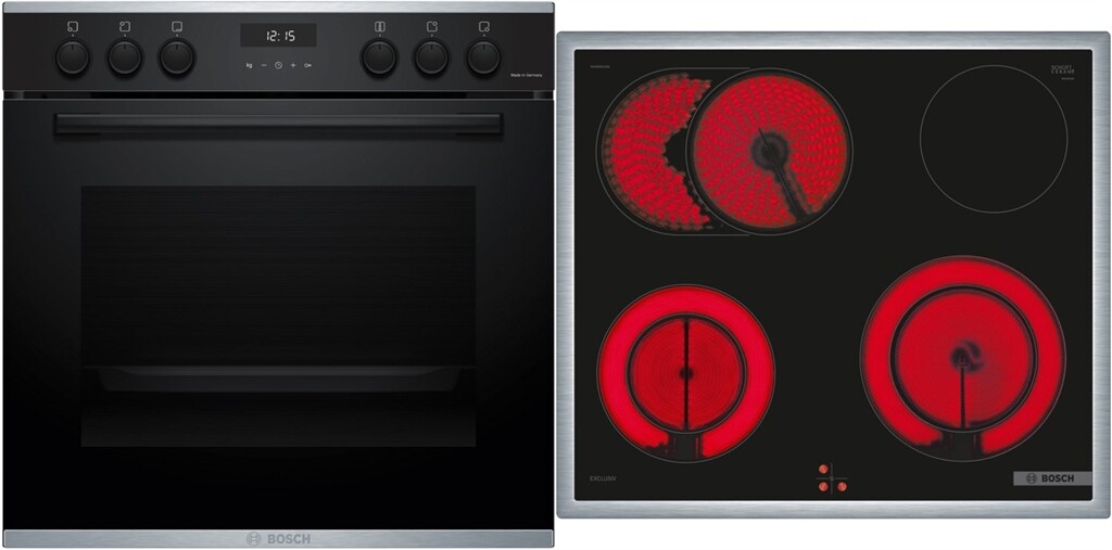 Bosch Einbau-Geräte-Set MKH63SK4 *SelectLine* (Schwarz /edelstahl)