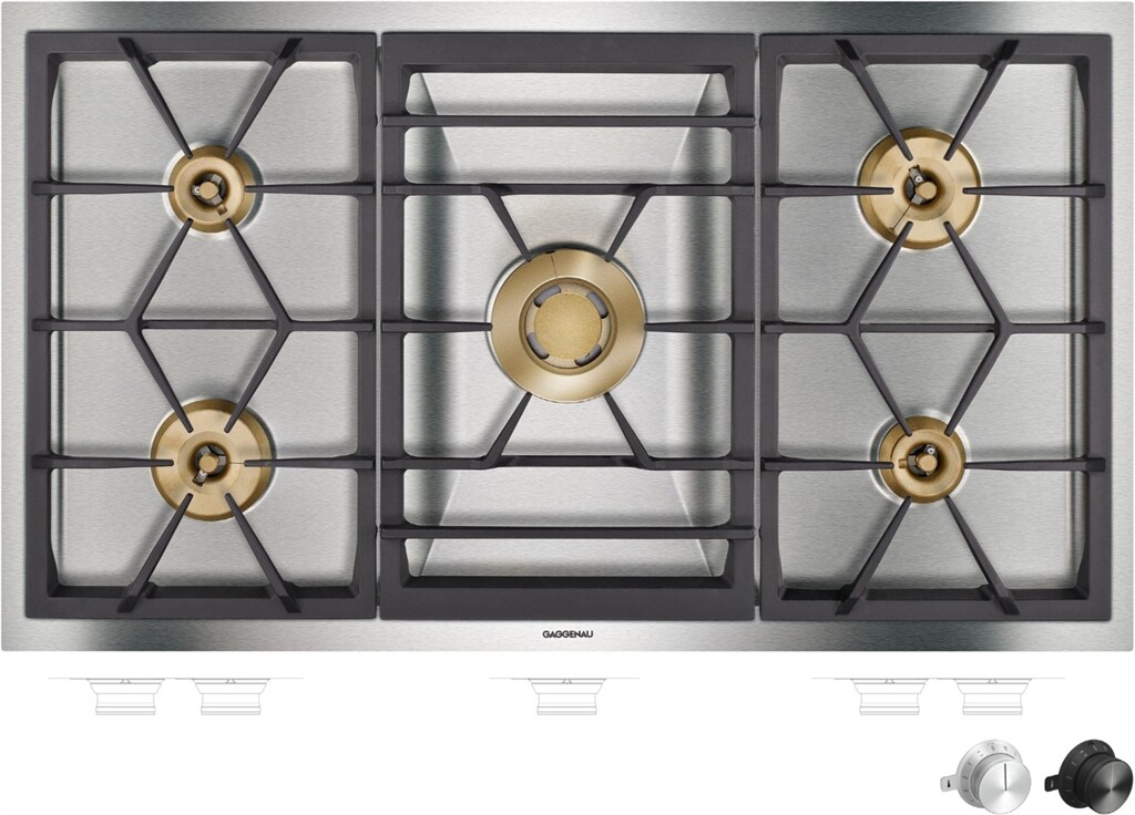 Gaggenau Autark-Gaskochfeld VG491215 (Edelstahl) 3 Jahre Premiumshop Garantie