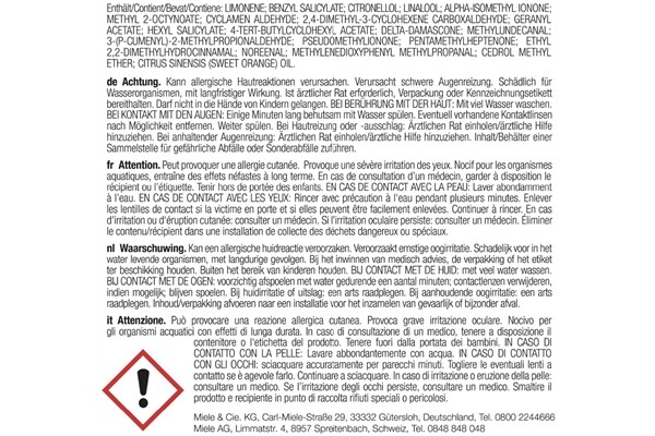 Miele Duftflakon DryFresh de,fr,nl,it