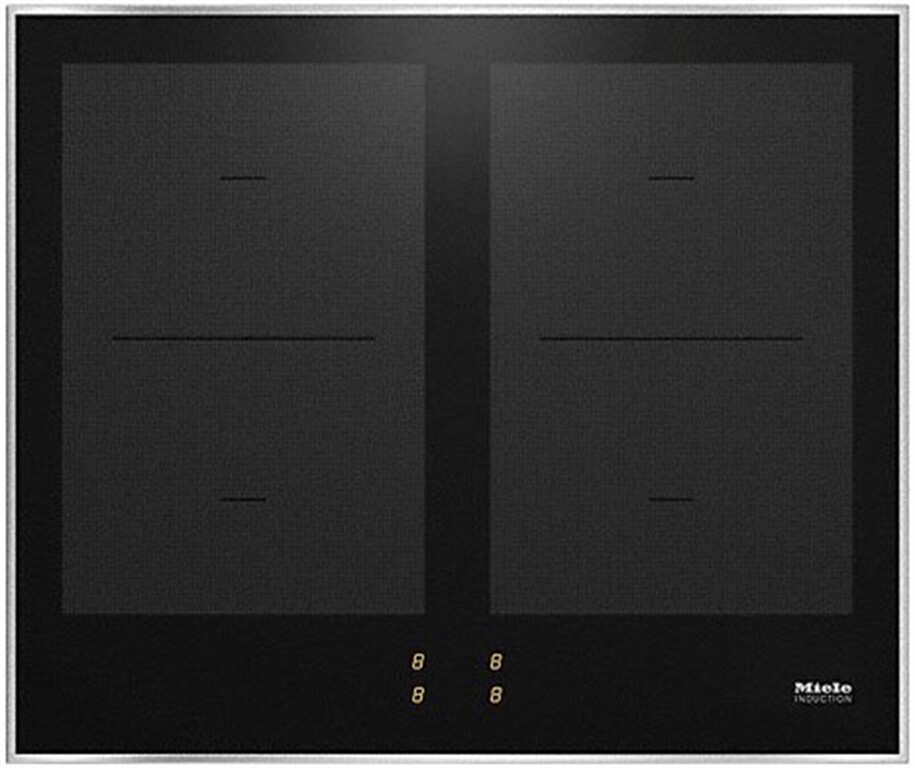 Miele Einbau-Induktionsfeld KM 7005 FR (schwarz-edelstahl) 3 Jahre Premiumshop Garantie