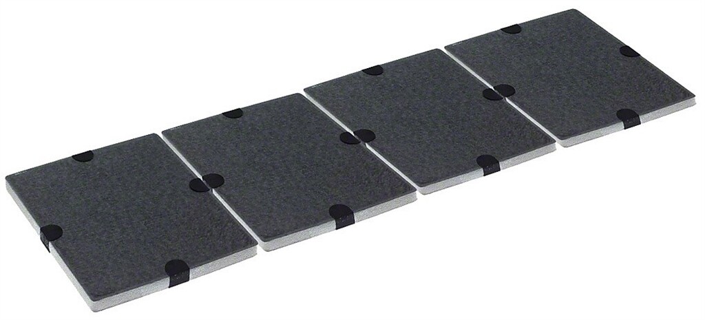 Miele DKF 17-1 Kohlefilter 4 Stück