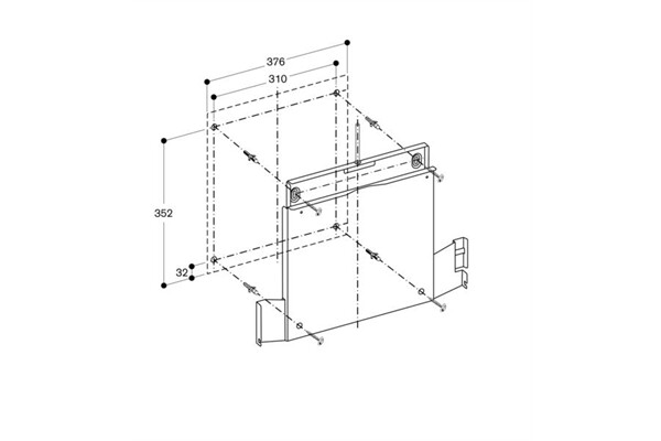 Gaggenau AA 210460 Absenkrahmen