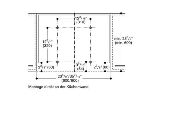 Gaggenau AA 210460 Absenkrahmen