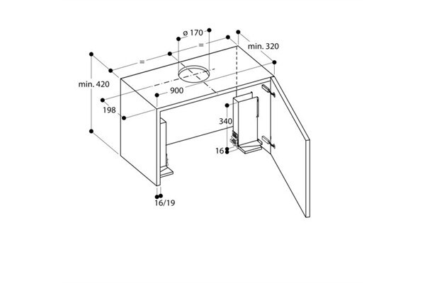 Gaggenau AA 210491 Montageset