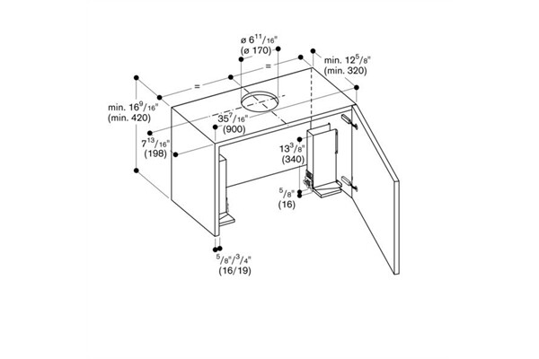 Gaggenau AA 210491 Montageset