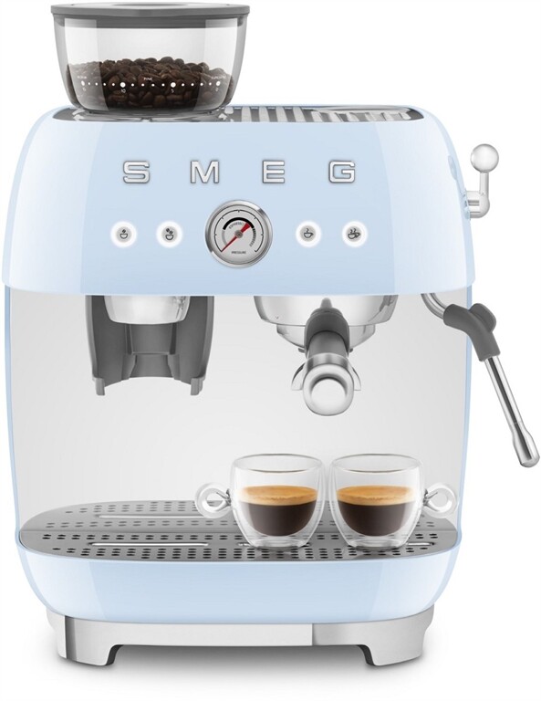 SMEG Siebträgermaschine EGF03PBEU (Pastellblau)