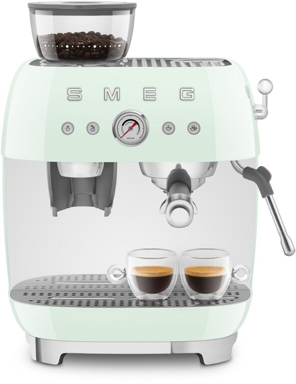 SMEG Siebträgermaschine EGF03PGEU (Pastellgrün)