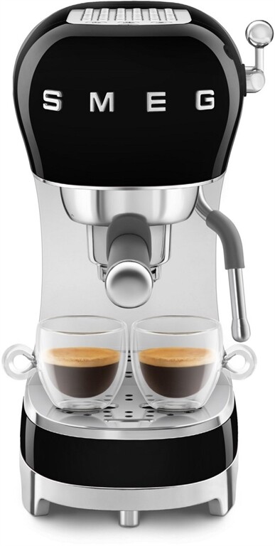 Smeg 50S Style Espresso-Kaffeemaschine Schwarz Ecf02bleu - Bild 7