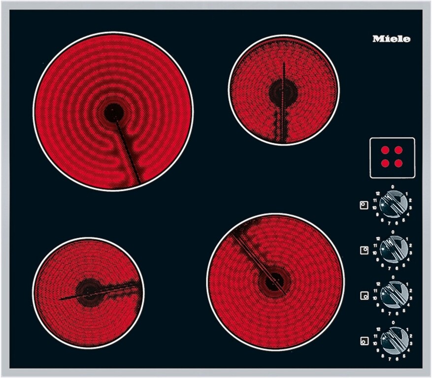 Miele Autark-Glaskeramikfeld KM 520 (schwarz-edelstahl)