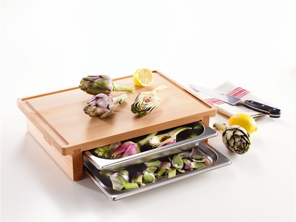 Miele DGSB1 Schneidbrett inklusive Garbehälter (buche)