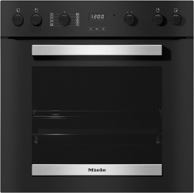Miele Einbau-Elektro-Herd H 2455 E obsw-el Active (Obsidianchwarz/Edelstahl-Look)