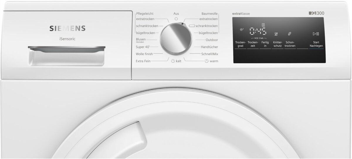 Siemens Wäschetrockner WT43HV93 (weiss) - Premiumshop24