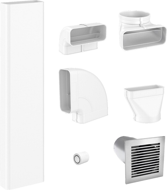 Miele DFKS-A-1 Flachkanal-Set Abluft