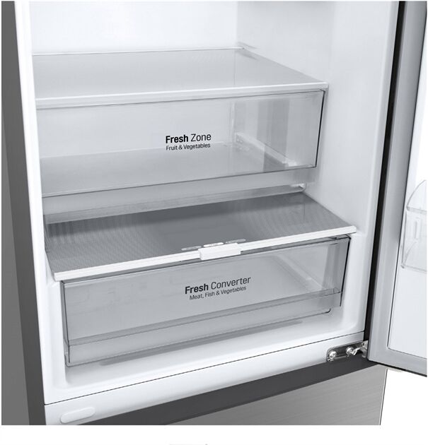 LG Stand-Kühl-Gefrierkombination GBP62MCNAC (matte black  