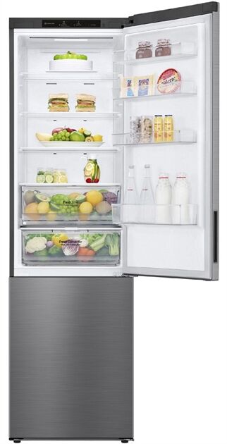 LG Stand-Kühl-Gefrierkombination GBP62MCNAC (matte black  