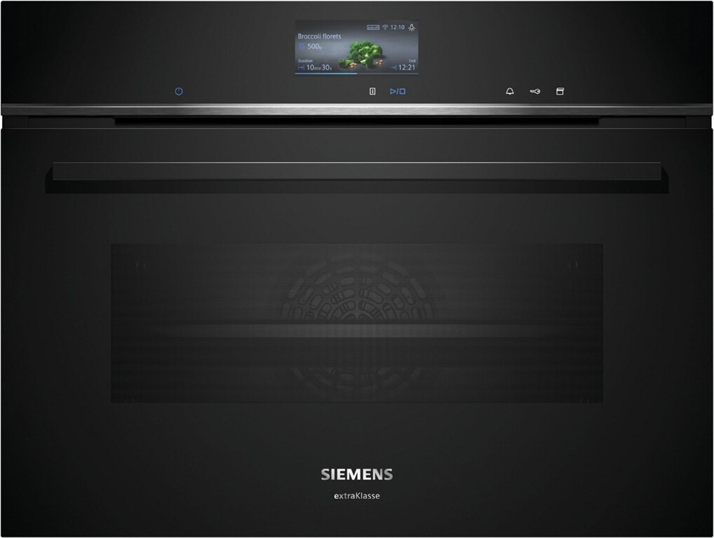Siemens Einbau-Elektro-Backofen mit Dampfgarer CS736GCB1F (schwarz)