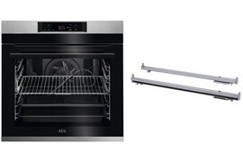 AEG Einbau-Elektro-Backofen BPF742V2 (BPE74228BM + TR2LFV)
