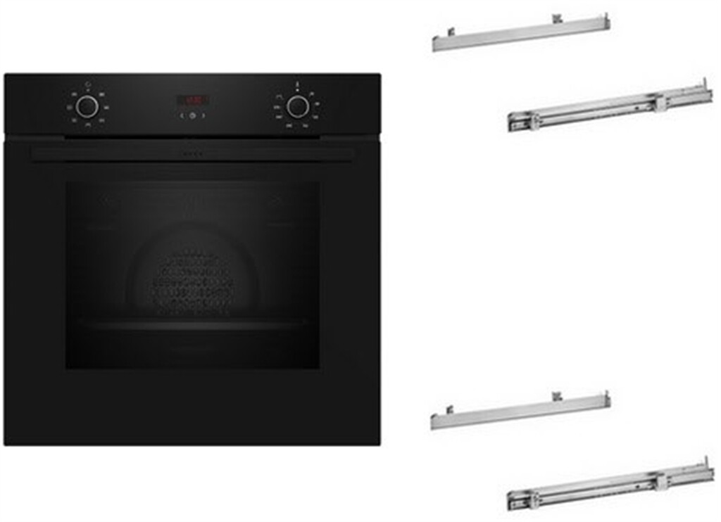 Neff Einbau-Elektro-Backofen BMK120K (B1CCC0AK3 + Z11TI15X0 + Z11TI15X0) (anthrazit)