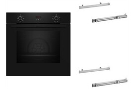 Neff Einbau-Elektro-Backofen BMK120K (B1CCC0AK3 + Z11TI15X0 + Z11TI15X0) (anthrazit)