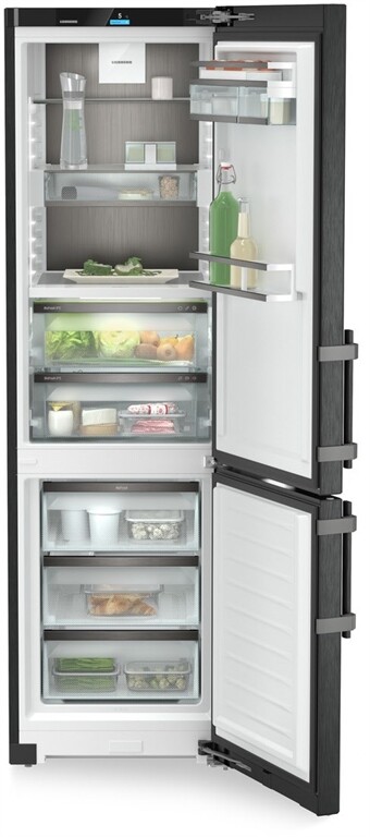 LIEBHERR Stand-Kühl-Gefrierkombination CBNbsa 575i-23 (BlackSteel) 3 Jahre Premiumshop Garantie