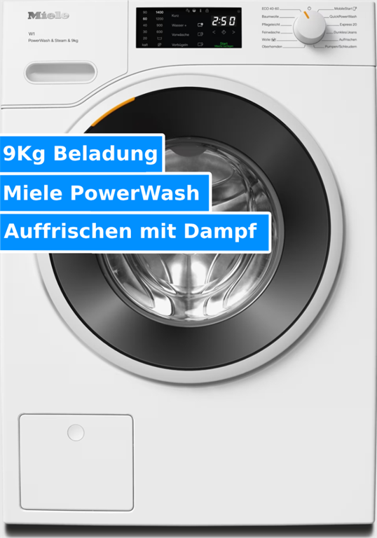 Miele Waschmaschine WWD 380 WCS (lotosweiß)