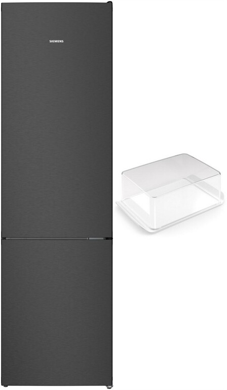 Siemens Stand-Kühl-Gefrierkombination MK69KGNXAB (KG39N2XAG + KSGGZM00) (schwarz edelstahl)